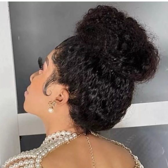 360 Italy curly transparent lace wig - Picture 4 of 4